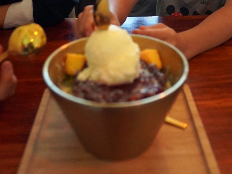 마무리로 먹은 빙수